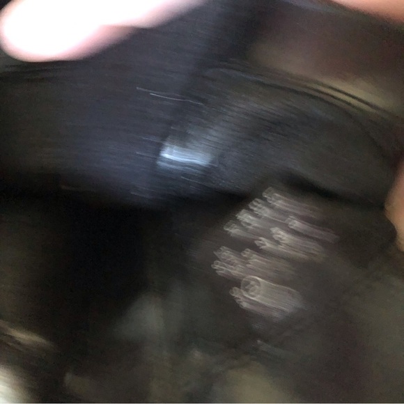 Airwalk black faux suede side zip knee high boots in size 10 - Picture 6 of 7